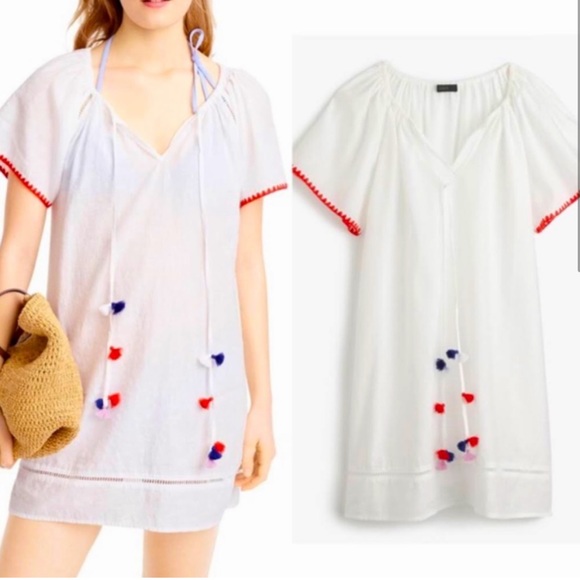 J. Crew Linen Coverup - Picture 1 of 7